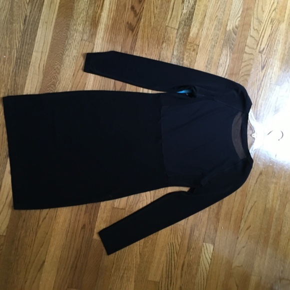 Alice and Olivia black crepe fitted dress - Picture 2 of 7